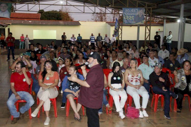 “Já passou da hora de Nova Casa Verde se tornar um município”, declara Carlos Bernardo durante reunião