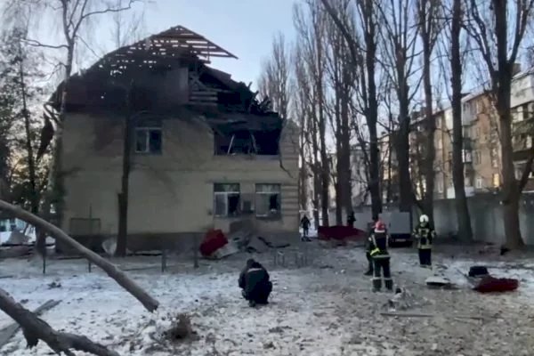 Rússia ataca prédios em Kiev com o uso de drones