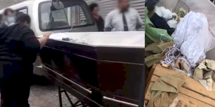 Mãe se revolta com lixo dentro de caixão do filho que morreu após ter atendimento negado por seis hospitais em SP