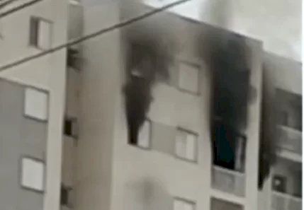 SP: homem morre após cair de 11º andar durante incêndio em prédio