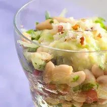 Salada de Soja com Molho de Abacate e Castanha-do-Pará (Salada Magnífica)