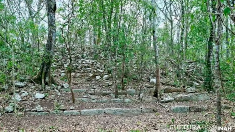 A antiga cidade maia descoberta no meio da floresta no México