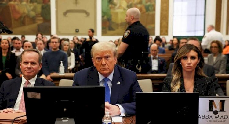Trump chega a tribunal em Nova York para depor: 'Isso é realmente interferência na eleição'