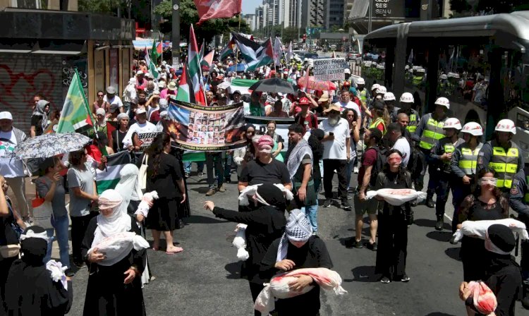 Atos pró-Palestina em São Paulo e Brasília pedem cessar-fogo em Gaza