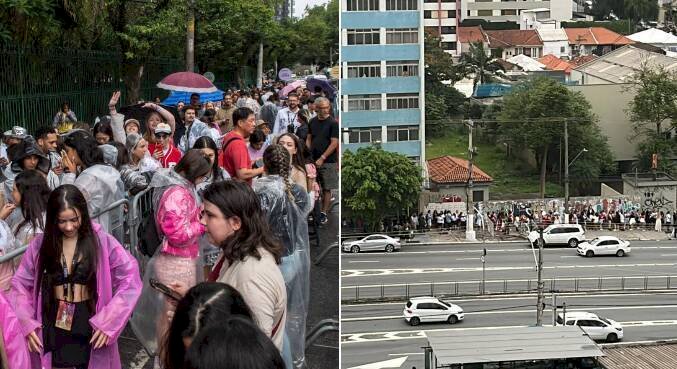 Primeiro show de Taylor Swift em São Paulo tem fila de quase 2 km: 'Uma palhaçada'
