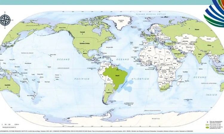 Geral IBGE inicia venda do mapa-múndi com o Brasil no centro
